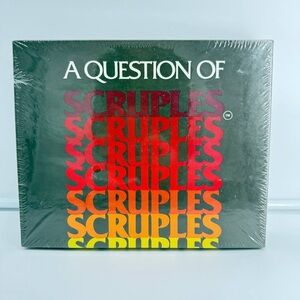 NEW A Question of Scruples Game of Moral Dilemmas Card Game 1984 Vintage Sealed
